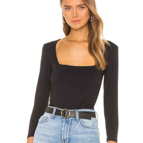 Free People Tops - Free People Truth or Square Long Sleeve Bodysuit